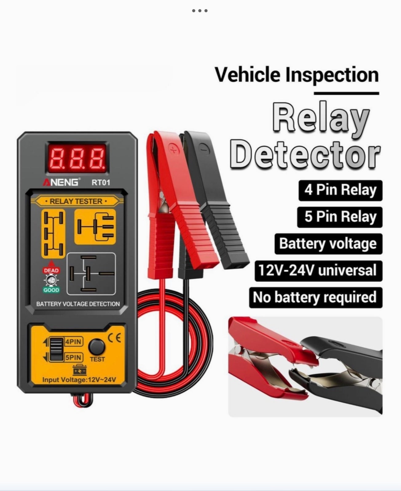Automotive Relay Tester Digital Display
Relay Analyzer