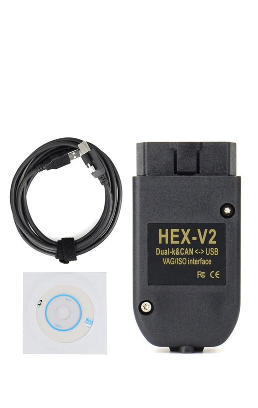 Hex V2 Cable(Aftermarket) with Latest VCDS Software 25.3