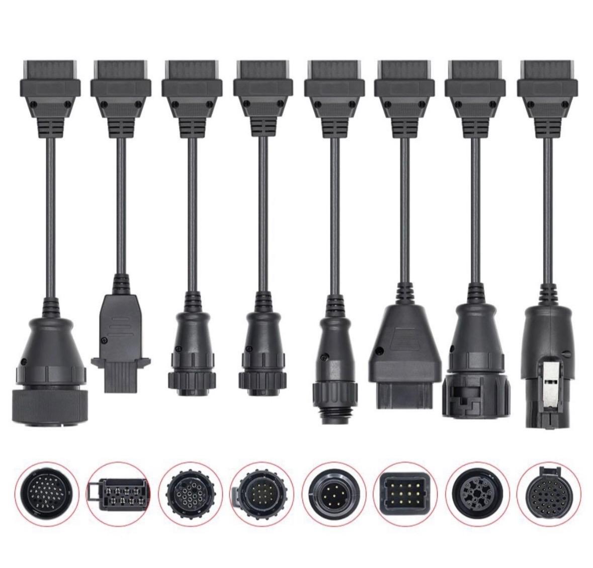8pcs OBD2 Full Set Diagnostic Tool Adapter

Truck Cables