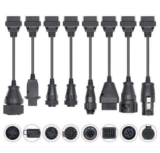 8pcs OBD2 Full Set Diagnostic Tool Adapter

Truck Cables